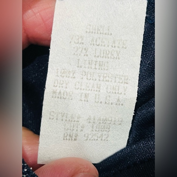 Harlow petite size petite 8 blue sparking fabric - Picture 6 of 9